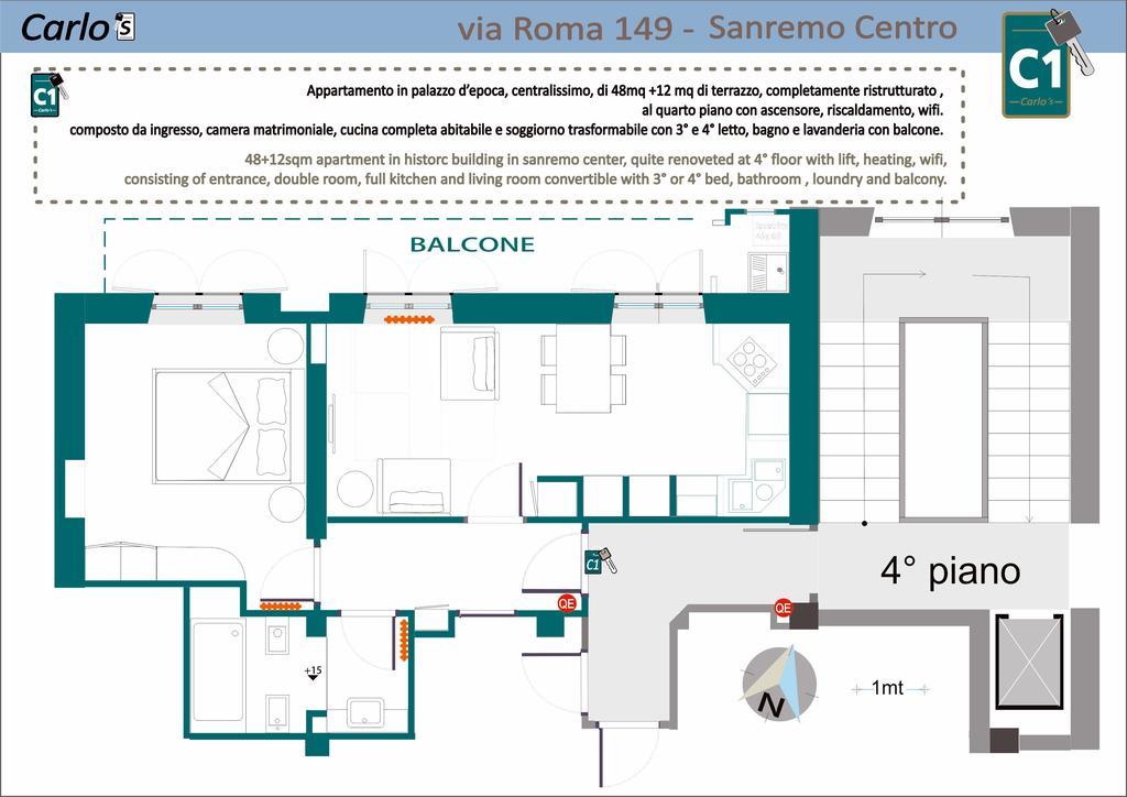 Carlo'S B149C - Sanremo Center Suite - Da Carlo - Zewnętrze zdjęcie